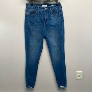 Sofia Jeans By Sofia Vergara Rosa Curvy Ankle Denim Jeans Frayed Hem 4